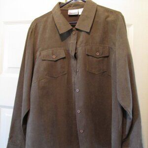 Hasting & Smith women's 1x long sleeved top olive green